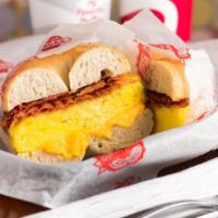 Southern Tradition · Scrambled egg, American cheese, and your choice of Organic (Halal) Bacon, Sausage OR Ham
