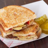 Grilled Cheese · Havarti, apple slaw, bacon.