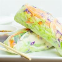 3 Fresh  Rolls · Rice noodles, crispy lettuce, noodle, carrots, basil, cucumber wrapped in rice paper, served...