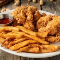 Fried Chicken Tenders · Crispy, hand-breaded, white meat chicken tenders fried to perfection with your choice of hon...