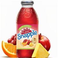 Snapple Fruit Punch · Orange, pineapple, grape, and apple. No Refills.