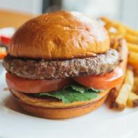 Prime Burger · Whole grain toast or classic bun, kennebec fries, house-made giardiniera, and choice of aged...