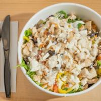 Chopped Salad Bowl · Romaine lettuce, mixed greens or spinach with choice of grill item, fresh vegetables, and ch...