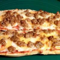 Sausage French Bread Pizza · 