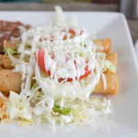 Chicken Fajitas Plate · Mixed with onion, bell peppers, served with rice beans and tortilla.