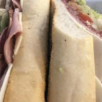 Italian Sub (Small) · Mortadella, capicola, Genoa salami, provolone and Italian dressing. All subs include lettuce...