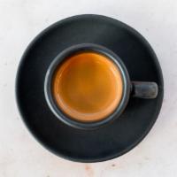 Doppio · Double shot espresso. In Italy espresso is meant to be a quick shot and taken standing up.