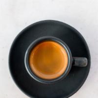 Espresso · Single shot espresso. In Italy espresso is meant to be a quick shot and taken standing up.