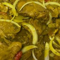 Jamaican Curry Chicken With Rice And Beans (Red Kidney Beans) · 