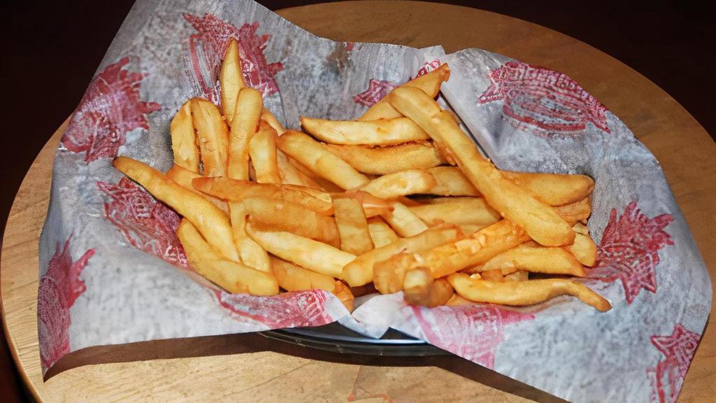 French Fries · Tossed with Sea Salt, Parmesan Garlic or Spicy Seasoning
