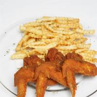 3 Piece Fried Chicken · Three whole wing breaded chicken, fried to golden perfection with or without homemade Chicag...