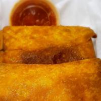 Pizza Puff · Served with you choice of sauce ranch, marinara, hot, BBQ.