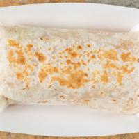 Kid'S Burrito · Choice of: Chicken, Steak, Barbacoa, Chorizo, Ground Beef, Carnitas or Al Pastor. filled w/ ...