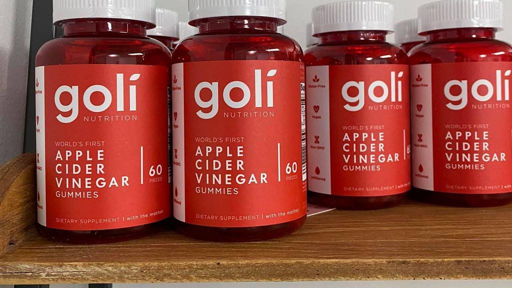Goli Vitamin Gummies · Bottle of Apple Cider Vinegar gummies