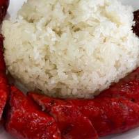 Sticky Rice & Hmong Sausage · Hmong sausage with white or sticky rice. Comes with side of pepper.