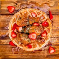 Fay'S Flamin'  Chicken And Waffles · 