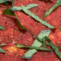Tomato Pie · Cofelo's tomato sauce and fresh basil (if there is a cheese allergy, substitute marinara for...