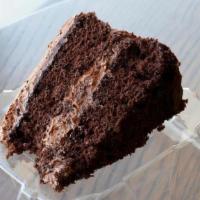 Holly'S Chocolate Cake - Slice · One slice of Holly's chocolate cake! Yum!