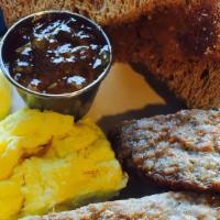 Toast And Eggs · Served with 3 scrambled eggs, choice of toast with butter and choice of jelly.