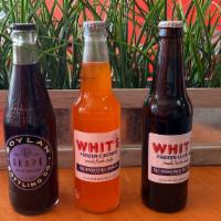 Glass Bottle Soda · Whit's Root Beer, Whit's Orange or Boyland's Grape Soda