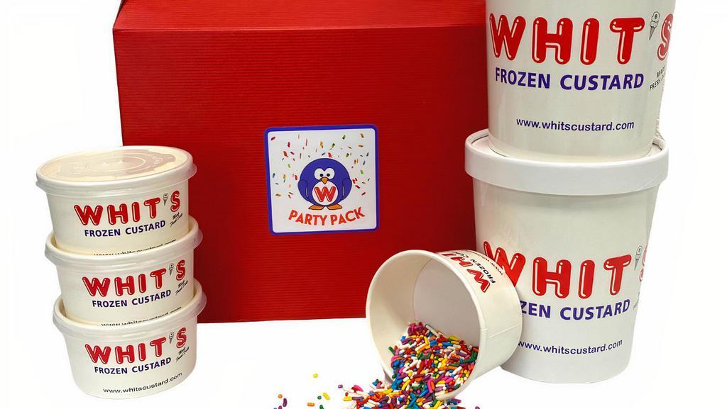 Fun Box · 2 Quarts and 4 cups of toppings, served in a convenient party box.