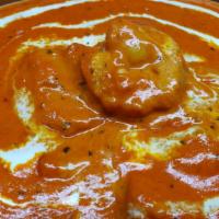 Shrimp Tikka Masala & Rice [Gf] · Shrimp, tikka masala sauce, herbs & spices.
