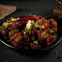 Gobi Manchurian · Cauliflower florets tossed in savory Indo-Chinese style sauce made from soya, vinegar, ginge...