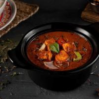 Paneer Tikka Masala · Cubes of cottage cheese cooked with onion, ginger, red & green bell pepper in a creamy tomat...