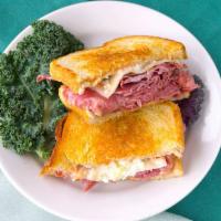 Jay'S Special · Corned beef, coleslaw and imported swiss cheese with Russian dressing on rye bread. Also ava...