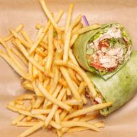 The Lloyd Wrap - Bourbon · Grilled bourbon sriracha chicken breast, cold smoked bacon, lettuce and chipotle ranch. Serv...