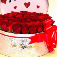 Big Box 60 Roses · We have different boxes and different color roses
The color box will vary