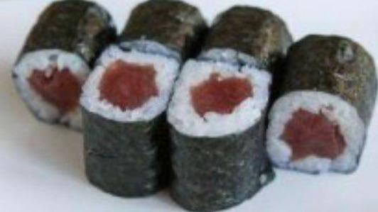 Tuna Roll · Raw fish.