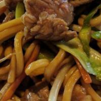 Hibachi Noodles & Vegetables · Add chicken, beef, or shrimp for additional charge.