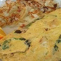 Byo Omelette · You be the chef! Build your own Omelette with your favorite ingredients. First 3 ingredients...