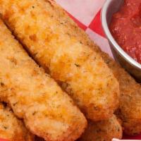 Mozarrella Cheese Stix · Crunch breading covering melted mozzarella cheese stix served with Knolla's famous Ranch or ...