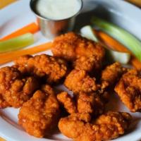 Bone-Less Wings (12 Ct.) · 12 count of BoneLESS Wings with your Choice of Nashville Hot, Garlic Parmesan, Mango Habaner...