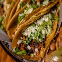 Taco Dinner · Corn taco dinner comes with (4) tacos. Flour taco dinner comes with (3) tacos. Served with r...