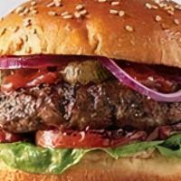 Classic Burger · 1/2 pound burger, lettuce, tomato and special sauce on a brioche bun.