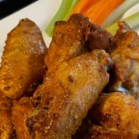 Chicken Wing · Hot Buffalo BBQ Butter Garlic Cajun Seasons.