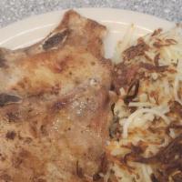Pork Chops Dinner · 2 piece of Pork Chops with fries or hash brown