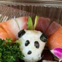 Rainbow Roll · Rolled with rice and seaweed.crab stick, cucumber, avocado topped with fresh tuna. Salmon, y...