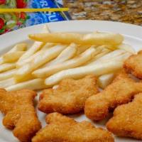 Chicken Nuggets · 6 chicken nuggets with fries and Capri-Sun