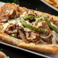 Italian Beef · Chicago-Style Italian Beef served on freshly baked French bread.