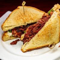 L.T · 1/2 lb bacon, lettuce, tomato and mayo on Texas toast.