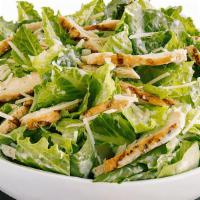 Chicken Caesar Salad · romaine lettuce / grilled chicken / parmesan cheese / croutons