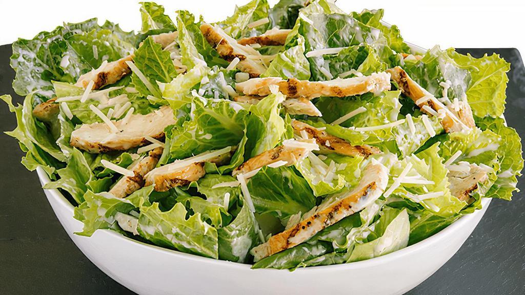Chicken Caesar Salad · romaine lettuce / grilled chicken / parmesan cheese / croutons