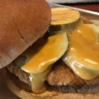 Fried Chicken Sandwich · 5oz Fried Chicken Sandwich, lightly breaded and golden deep fried served on a grilled Brioch...