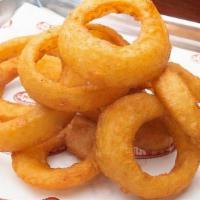 Onion Rings · Beer battered onion rings.