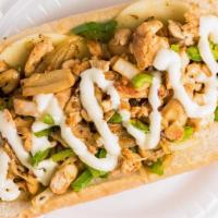 Chicken Philly Salad · Fresh greens topped with grilled chicken, tomatoes, onions, green peppers, and shredded Parm...