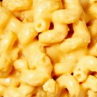 Mac N Cheese · Macaroni pasta in a cheese sauce.